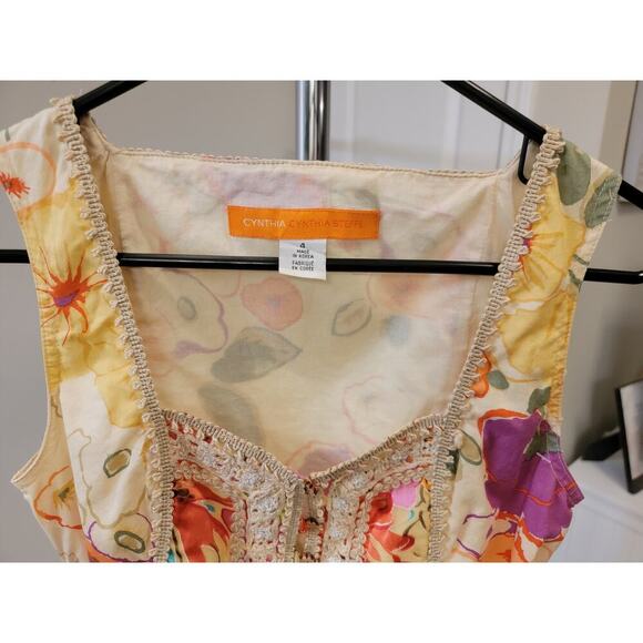 Anthropologie Cynthia Steffe Cotton Silk Blend Blend Top - Picture 2 of 7